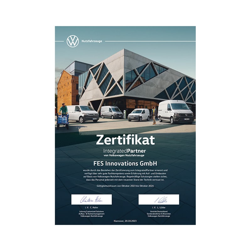 FES - IntegratedPartner von Volkswagen Nutzfahrzeuge