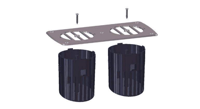 Flexy-Bodenlüfter DUO