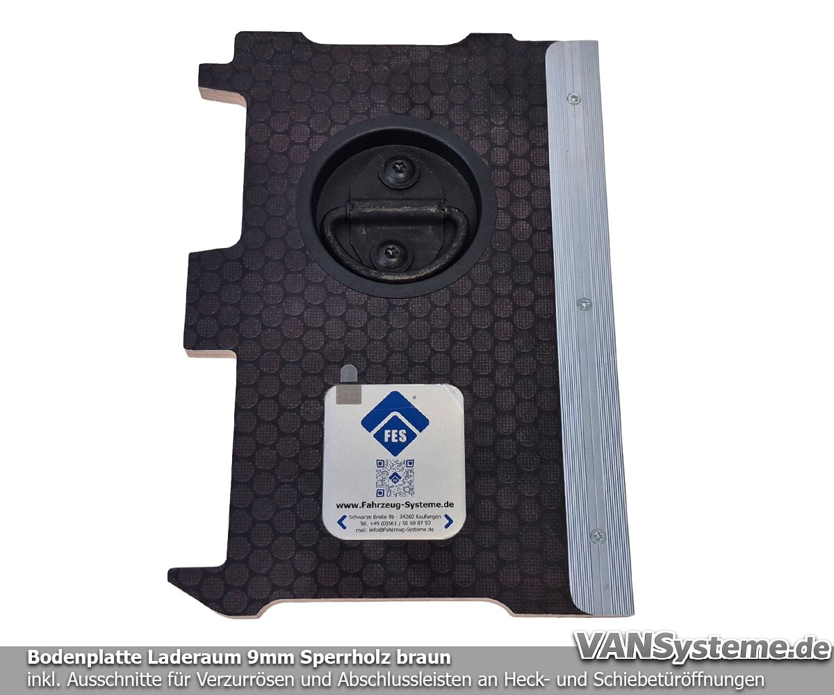 Boden 9 Mm Braun + Verzurrösen Boden 9 Mm Braun + Verzurrösen