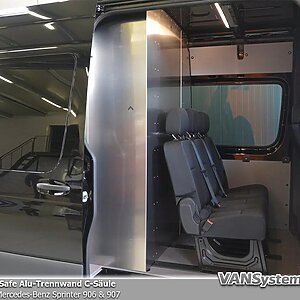 Vansafe Alu Trennwand (1)