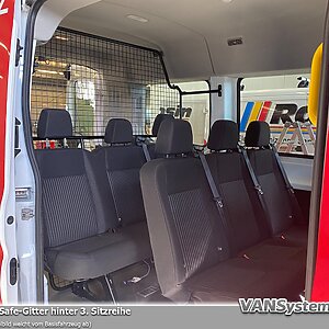 Vansafe Gitter Hinter 3. Sitzreihe Großes Fz